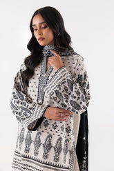 Stitched Beige Embroidered Shirt